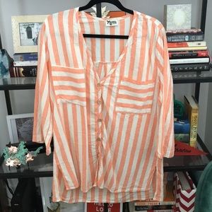 Show me your mumu stripped linen top!